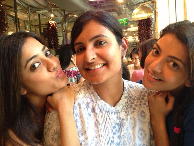 Kajal Aggarwal & Nisha Aggarawal  Enjoying in Europe with Her Family