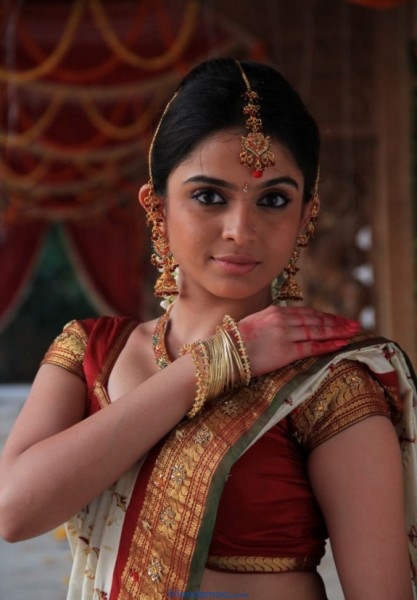 South Indian Actress Sheena Shahabadi Latest Photos in White Saree