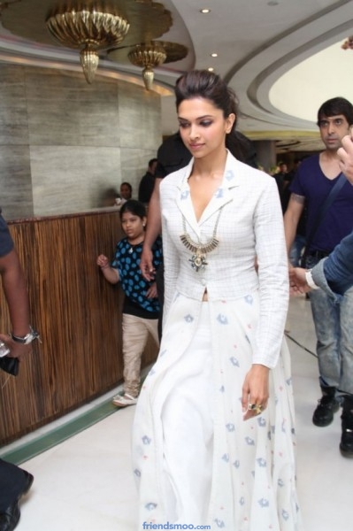 Deepika Padukone Latest Photos in White Dress