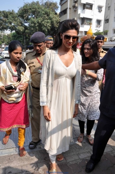 Deepika Padukone Photos in White Dress