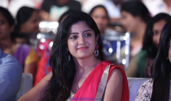 Poonam Kaur Photos in Saree at Aadu Magaadura Bujji Audio Event