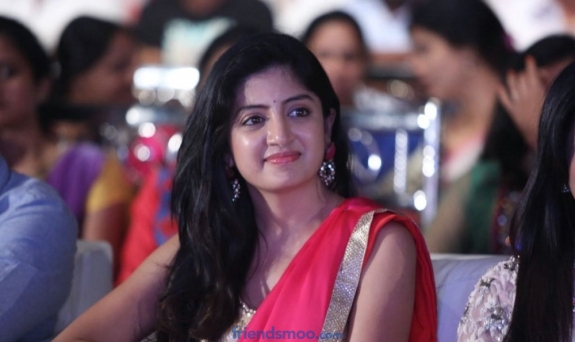 Poonam Kaur Photos in Saree at Aadu Magaadura Bujji Audio Event