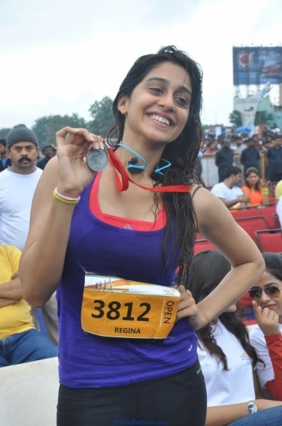 Regina Cassandra Latest Photos from Hyderabad 10K Run