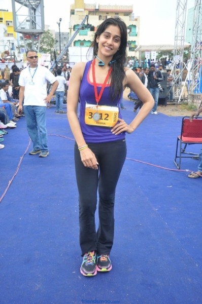 Regina Cassandra Latest Photos from Hyderabad 10K Run