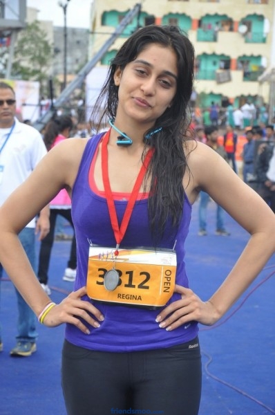 Regina Cassandra Latest Photos from Hyderabad 10K Run
