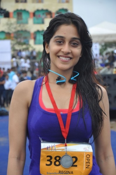 Regina Cassandra Latest Photos from Hyderabad 10K Run