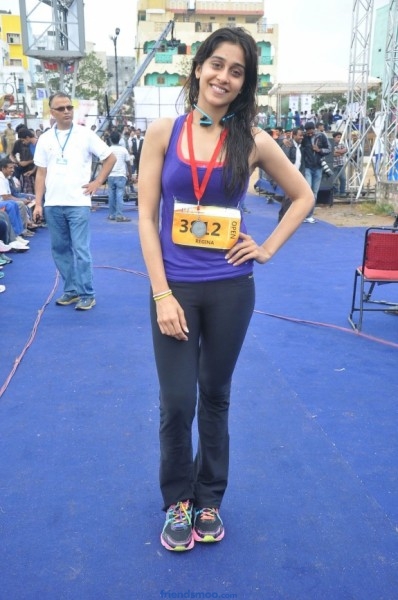 Regina Cassandra Latest Photos from Hyderabad 10K Run