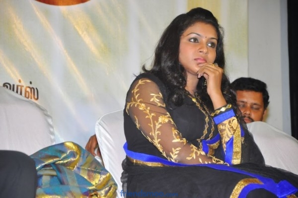 Saranya Nag Latest Photos in Salwar Kameez at Eera Veyil Movie Audio Launch