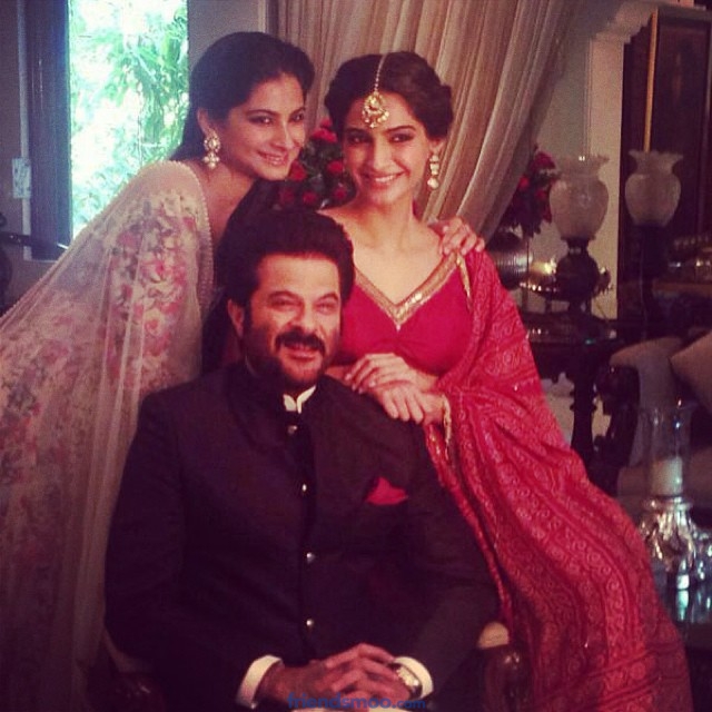 Sonam Kapoor with Family