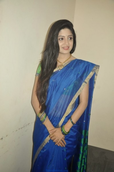 Poonam Kaur Latest Photos in Blue Saree
