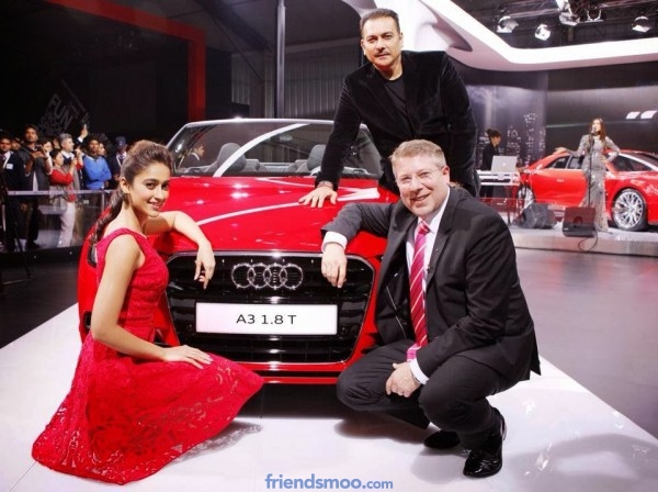 Ileana Latest Photos in Red Dress at Audi A3 Launch.