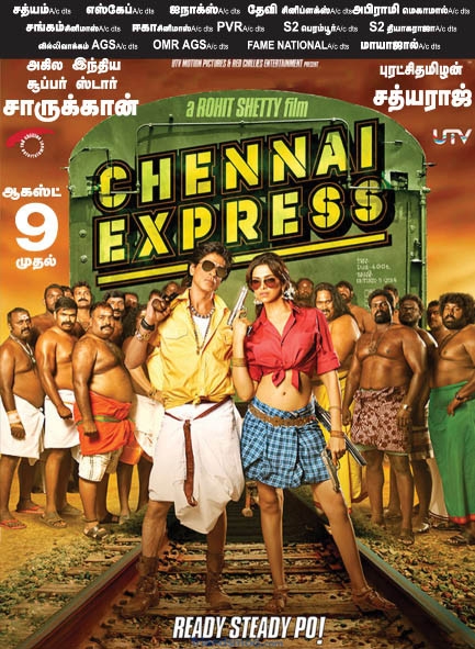 Chennai Express Movie Releasing On August 9 Poster