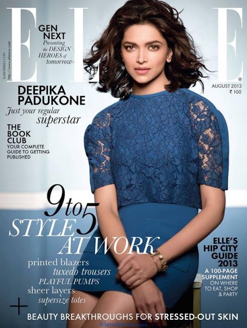 Deepika Padukone Latest Photos for Elle India Cover Page - Bollywood - Friendsmoo