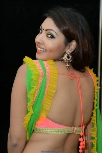 Komal Jha Latest Hot Photos in Gree Langa Voni