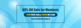 Register Free Easily on RSorder to Take RS3 Gold with Amazing 80% Discount