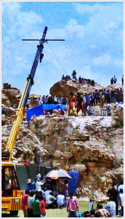 Prabhas’s Baahubali Movie First Day Working Stills