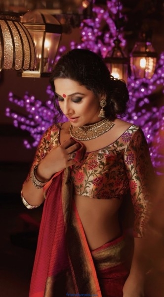 Indian Actress Vidya Balan Latest Photos in Saree