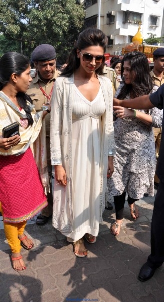 Deepika Padukone Photos in White Dress