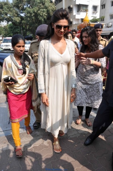 Deepika Padukone Photos in White Dress