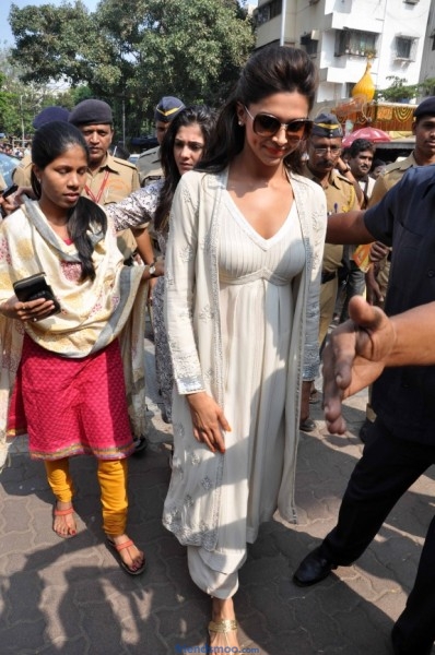 Deepika Padukone Photos in White Dress