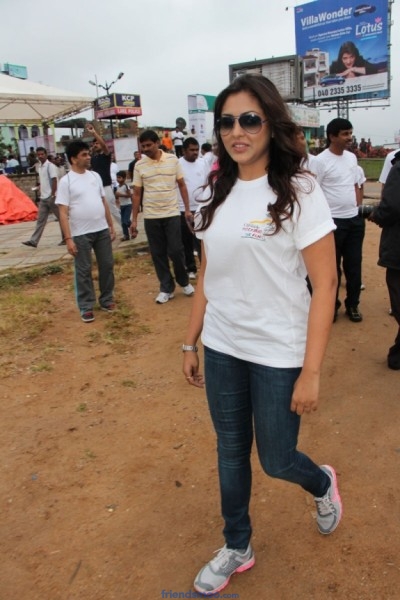 Madhu Shalini Latest Photos in White T-Shirt