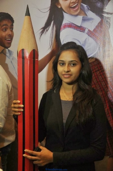 Sri Divya Latest Photos in Black Dress at Pencil Movie Press Meet