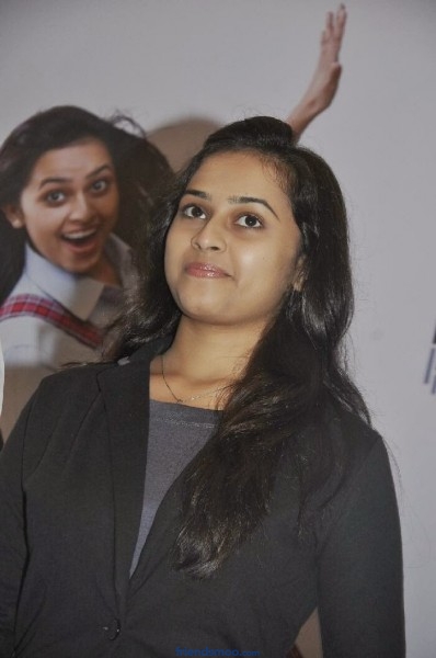 Sri Divya Latest Photos in Black Dress at Pencil Movie Press Meet