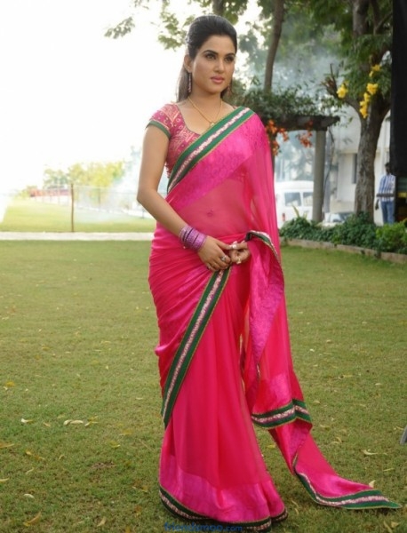 Kavya Singh Latest Photos in Rose Saree.