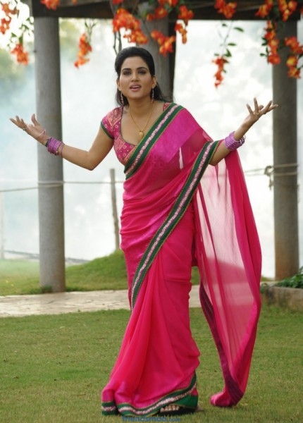 Kavya Singh Latest Photos in Rose Saree.