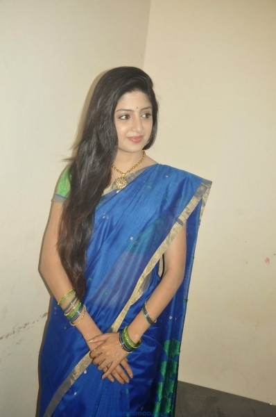 Poonam Kaur Latest Photos in Blue Saree