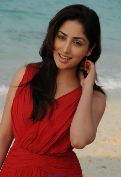 Yami Gautam Latest Phosting in Red Dress