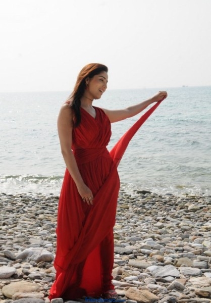 Yami Gautam Latest Phosting in Red Dress