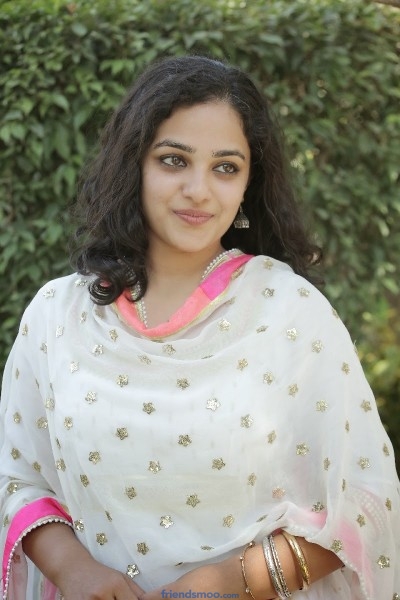 Nitya Menon Latest Photos in White Dress