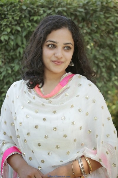 Nitya Menon Latest Photos in White Dress