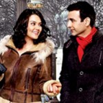 Preity shoots in freezing temperature in Paris