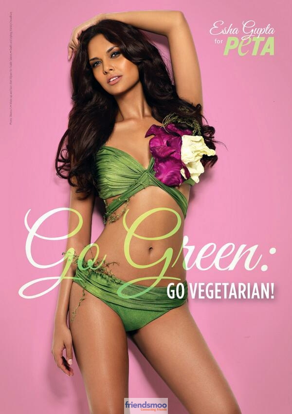 Sexy Lady Esha Gupta – Go Green Poster