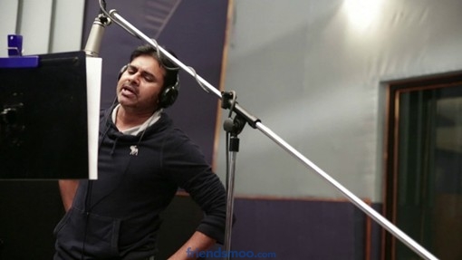 Pawan Kalyan Photos at Kaatam Rayuda Song Recording - Friendsmoo